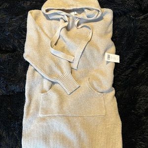 over size tunic length sweater